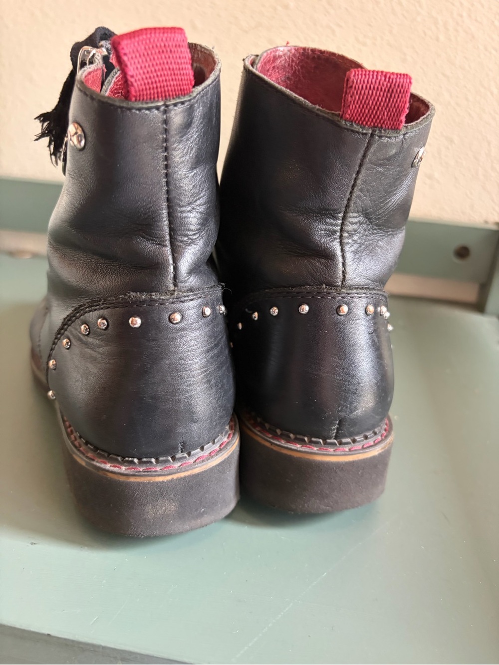 Pikolinos Vicar Ankle Moto Boots Side Zip Lace-Up EU 37 - Picture 11 of 12